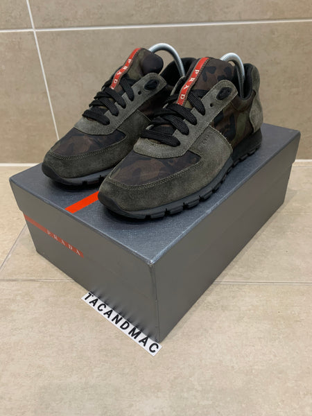 Prada Camo Runners - EU 40 l UK 6