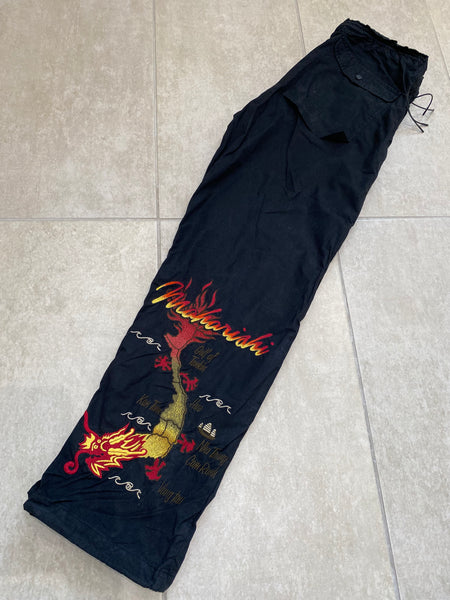 Maharishi Embroidered Dragon Pant - Large | Regular