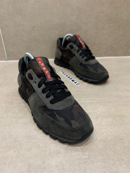 Prada Camo Runners - EU 40 l UK 6