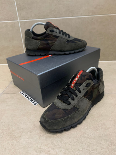 Prada Camo Runners - EU 40 l UK 6