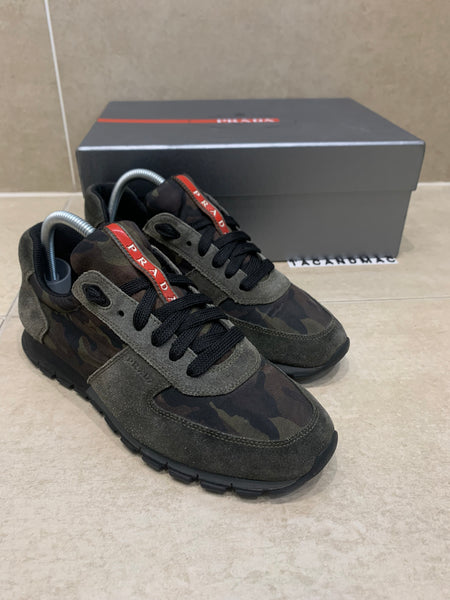 Prada Camo Runners - EU 40 l UK 6