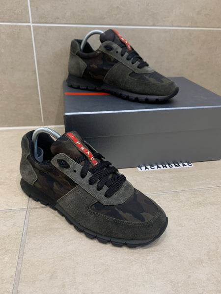 Prada Camo Runners - EU 40 l UK 6