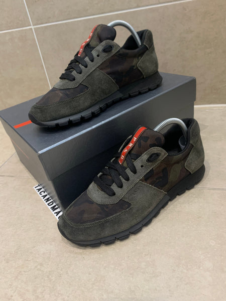 Prada Camo Runners - EU 40 l UK 6