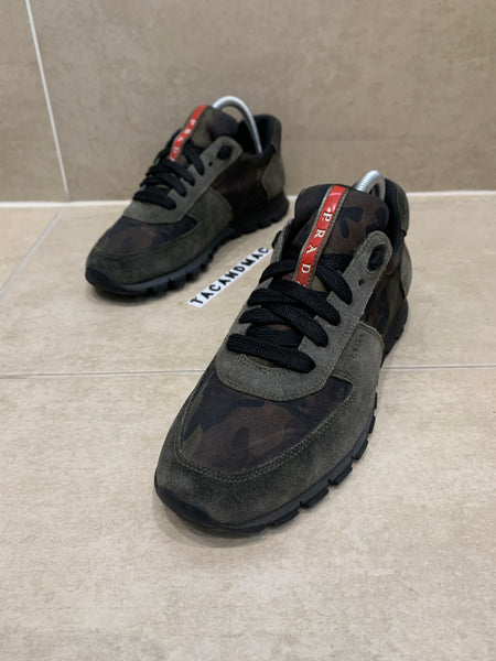 Prada Camo Runners - EU 40 l UK 6