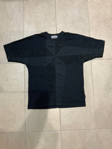 Stone Island Nylon Insert T Shirt - M